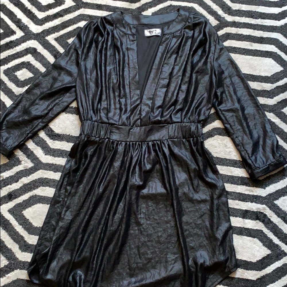 Black metallic Nightcap Clothing dress